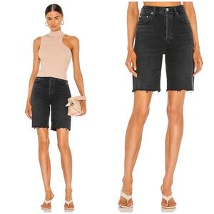 NEW AGOLDE 90s Pinch Waist Denim Shorts in Nix